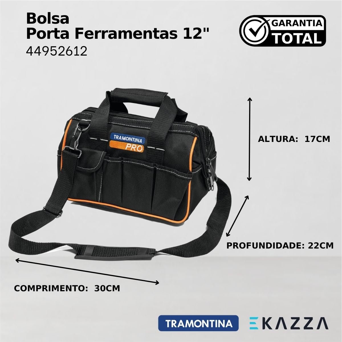 Bolsa Porta Ferramentas 12" Linha Pro - Tramontina - 4