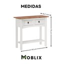 Ver imagem 4 de Aparador 2 Gavetas Madeira Maciça Branco