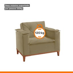 Poltrona para Sala de Estar Mônaco - 6
