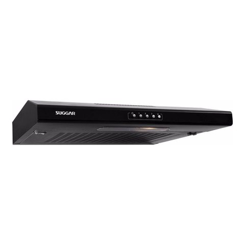 Depurador de Ar Suggar Slim 60cm 105w 3 Velocidades Preto Di601pt/di602pt 220v