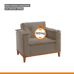 Poltrona para Sala de Estar Mônaco - 6