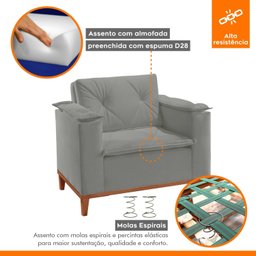 Poltrona para Sala de Estar Mônaco - 5