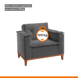 Poltrona para Sala de Estar Mônaco - 6
