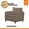 Poltrona para Sala de Estar Armany - 3