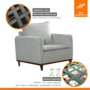 Ver imagem 5 de Poltrona para Sala de Estar Armany