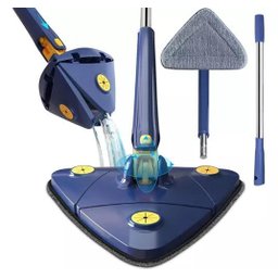 Kit Completo Limpeza: Rodo Limpeza Esfregão Triangular - 1