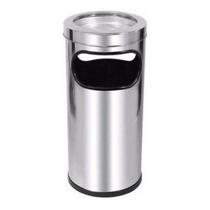 Cinzeiro Com Lixeira Para Condomínios E Empresas - Aço Inox