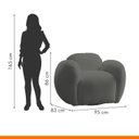 Ver imagem 3 de Poltrona para Sala de Estar Burgos