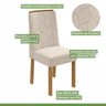 Conjunto com 8 Cadeiras para Sala de Jantar Astrid - 3