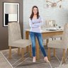 Conjunto com 8 Cadeiras para Sala de Jantar Astrid - 8