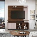 Ver imagem 2 de Home para Tv 65'' Serrano New Ripado Porta de Correr C/rodízios:avelã/off