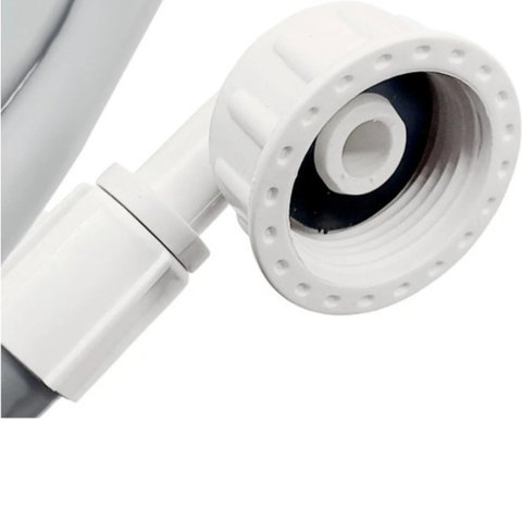 Mangueira Entrada Água Máquina De Lavar Universal 2m Metros Cinza | Ledmang