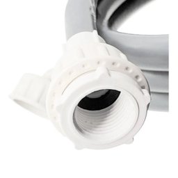 Mangueira Entrada Água Máquina De Lavar Universal 2m Metros Cinza | Ledmang - 6