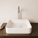 Ver imagem 4 de Cuba para Banheiro Badenza Agata de Sobrepor Quadrada 38x38cm Branco