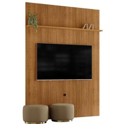 Painel para Tv 75 Polegadas Normandia Cumaru - 2