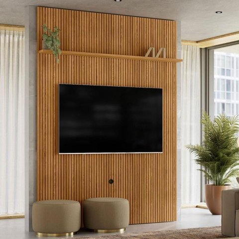 Painel para Tv 75 Polegadas Normandia Cumaru