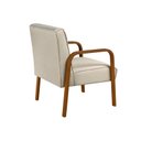 Ver imagem 4 de Kit 2 Poltronas Cadeira Moderna Braço Madeira Anita