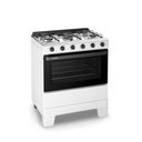 Ver imagem 4 de Fogão a Gás Esmaltec Ideal Pop 5 Bocas com Forno 50l Branco e Mesa Inox Limpa Fácil