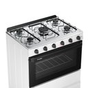 Ver imagem 7 de Fogão a Gás Esmaltec Ideal Pop 5 Bocas com Forno 50l Branco e Mesa Inox Limpa Fácil
