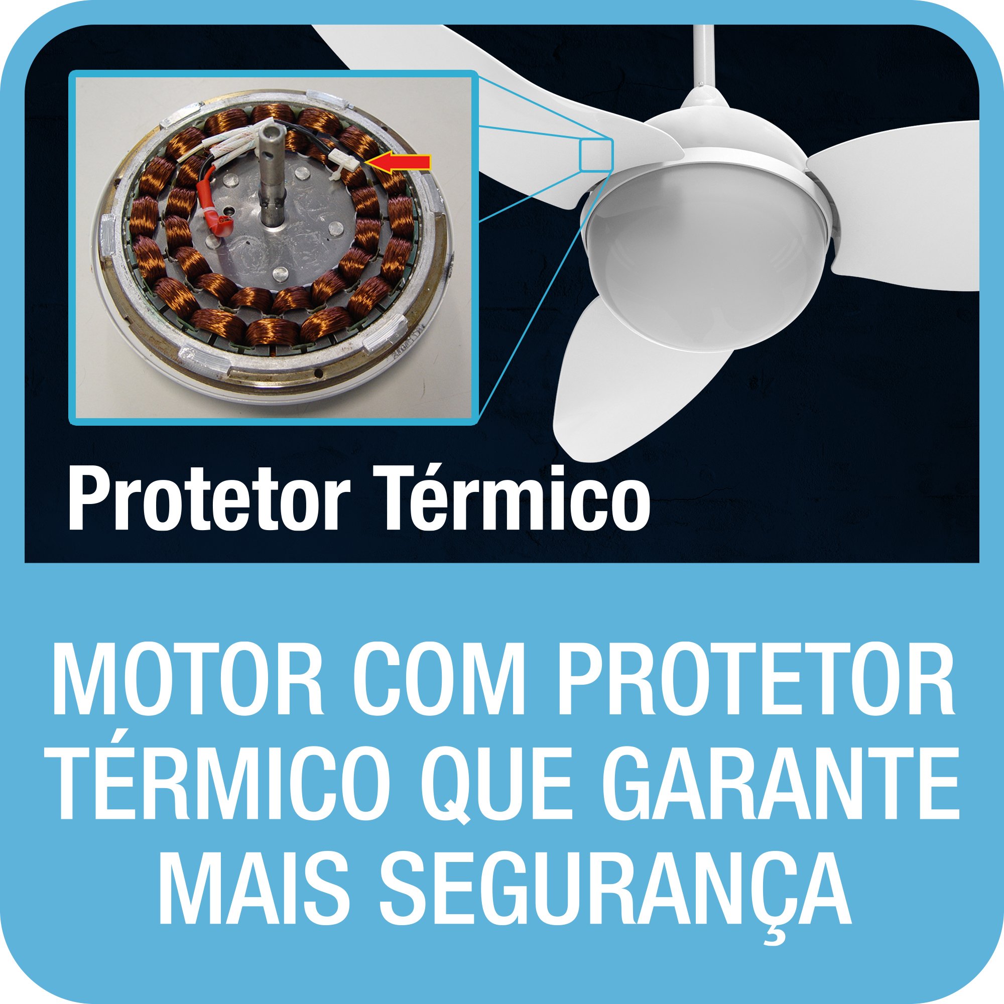 VENTILADOR DE TETO ALISEU SMART PRETO PLUS COM CONTROLE REMOTO E PAREDE - POTENTE E SILENCIOSO 220V - 4