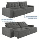 Ver imagem 5 de Sofá Retrátil e Reclinável 4 Lugares 290cm Embaúba Extra CabeCasa MadeiraOriginals