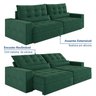 Sofá Retrátil e Reclinável 4 Lugares 300cm Embaúba Extra CabeCasa MadeiraOriginals - 5