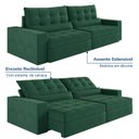 Ver imagem 5 de Sofá Retrátil e Reclinável 4 Lugares 300cm Embaúba Extra CabeCasa MadeiraOriginals