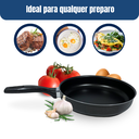 Ver imagem 5 de Frigideira Reta Nº 24 Antiaderente C/ Tv - Preto