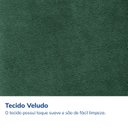 Ver imagem 4 de Sofá Retrátil Reclinável 3 Lugares 180cm Porta Copos e USB Embaúba Extra CabeCasa MadeiraOriginals Verde Diamante