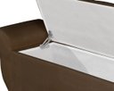 Ver imagem 3 de Recamier Baú para Cama Casal Ana 1,30m Estofado Retro Premium Closet Estilo Decorativo Cor Marrom