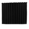 Cortina oxford tecido 9,00x2,50 Para Trilho Suíço:Preto - 1