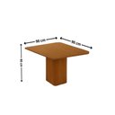 Ver imagem 2 de Mesa Jantar Maldivas Madeirado 90cm Naturale/Naturale Rufato
