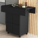 Ver imagem 2 de Barzinho Mesa com Bancos Retrátil Preto