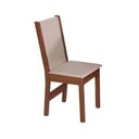 Ver imagem 4 de Conjunto Mesa Luiza Retangular com 4 Cadeiras Melina Asgard Bege Naturalle e Off