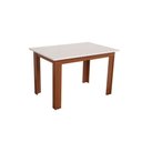 Ver imagem 3 de Conjunto Mesa Luiza Retangular com 4 Cadeiras Melina Asgard Bege Naturalle e Off