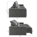 Ver imagem 4 de Sofá Retrátil e Reclinável 3 Lugares 180cm Embaúba Extra CabeCasa MadeiraOriginals