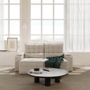 Ver imagem 3 de Sofá Retrátil Reclinável 3 Lugares 210cm Porta Copos e USB Embaúba Extra CabeCasa MadeiraOriginals