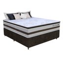 Ver imagem 1 de Cama Box Casal 1,38m Colchão Molas Pocket 30cm Love Story 138x188x68cm