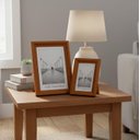 Ver imagem 2 de Kit 2 Porta Retrato de Mdf Design Madeira - 10x15 e 15x20cm