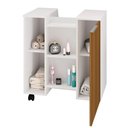 Ver imagem 4 de Gabinete para Banheiro Pequin 1 Porta 55cm Branco Bechara Móveis