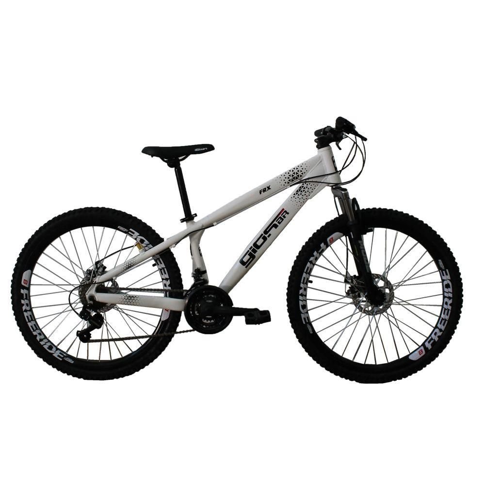 Bicicleta Aro 26 Frx Freeride 21v Branco Gios | MadeiraMadeira