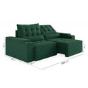 Ver imagem 5 de Sofá Retrátil Reclinável 3 Lugares 220cm Porta Copos e USB Embaúba Extra CabeCasa MadeiraOriginals