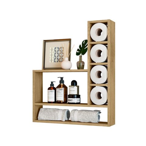Suporte para Papel Higiênico Decorativo Romenia Cinamomo