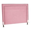 Ver imagem 1 de Cabeceira Cama Box Solteiro 90cm Viviane Suede - Estopar Viviane 90cm Suede Rosa