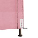 Ver imagem 4 de Cabeceira Cama Box Solteiro 90cm Viviane Suede - Estopar Viviane 90cm Suede Rosa