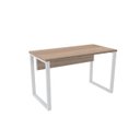Ver imagem 1 de Mesa para Escritório 134x60 Pandin P25Tub - Naturalle/Branco