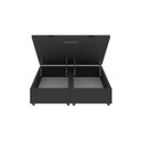 Ver imagem 3 de Base Cama Box Baú  Queen Size Linho Preto SkyBox