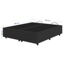 Ver imagem 2 de Base Cama Box Baú  Queen Size Linho Preto SkyBox