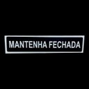 Ver imagem 2 de Placa de Sinalização 30x7 Mantenha Fechada Fundo Preto