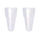 Ver imagem 1 de Kit 2 Vaso Plantar Lux 65x30 Decoração Hall Entrada Jardim Design Elegante